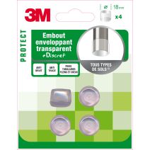 Embout enveloppant transparent Ø18mm - 3M